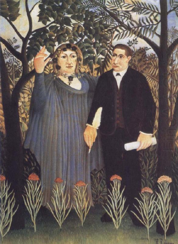 The Muse Inspiring the Poet, Henri Rousseau